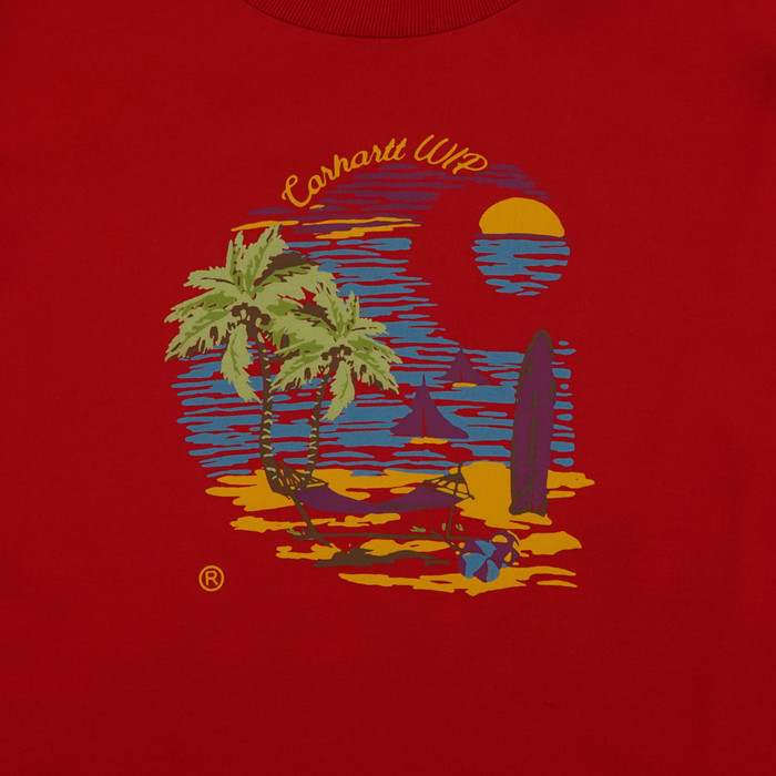 Футболка мужская Carhartt WIP Beach C артикул:I029020 - купить в магазине Дайс