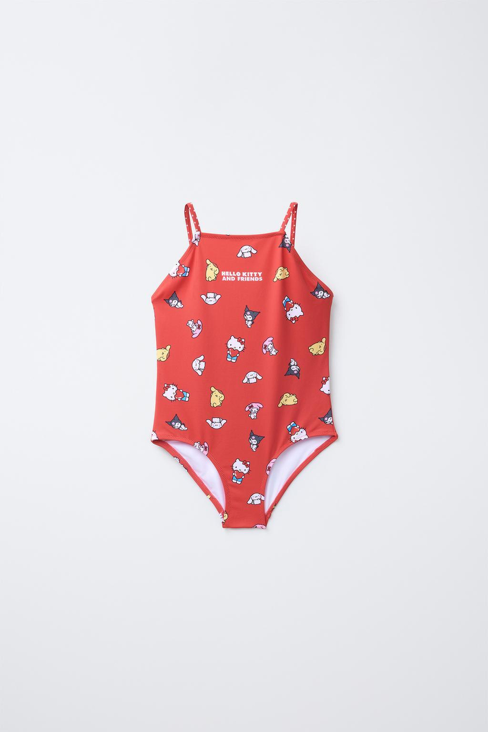 ZARA КУПАЛЬНИК HELLO KITTY AND FRIENDS © SANRIO, КРАСНЫЙ