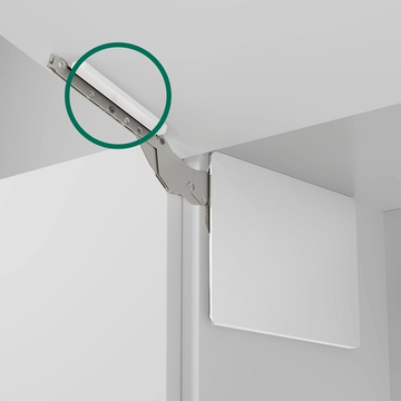 Крепление к фасаду правое и левое ФриСлим, БЕЛЫЙ