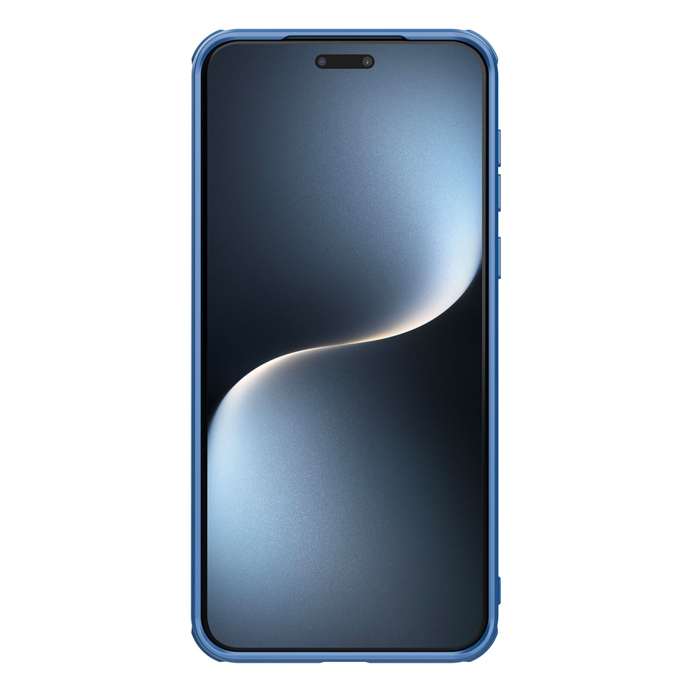 Чехол синего цвета от Nillkin с сдвижной шторкой для камеры для Honor Magic 7 Pro, серия CamShield Pro