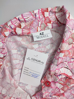 Блузка Az Modell с принтом 54-56 размер