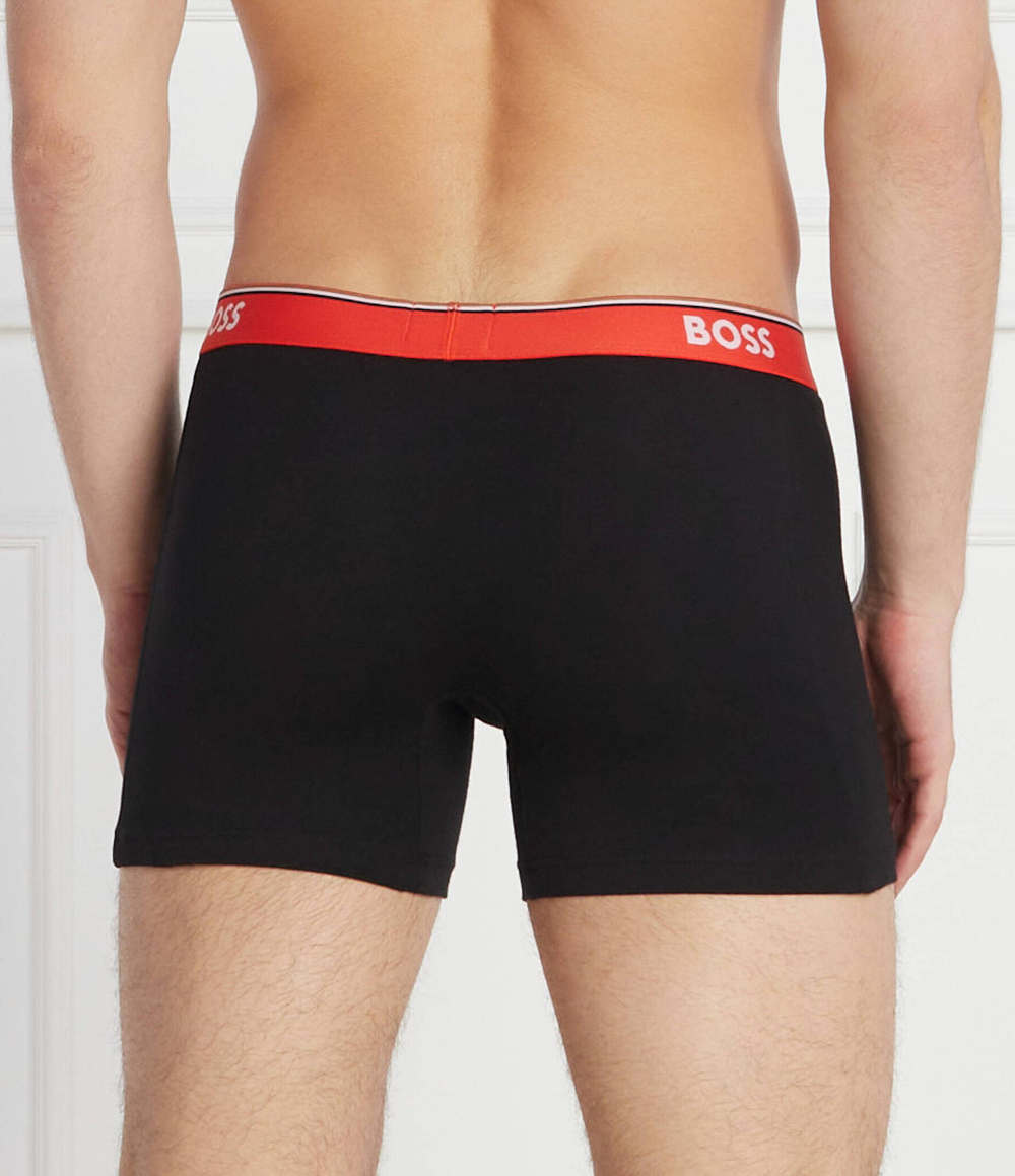 Трусики-боксеры 3шт. BoxerBr 3P Power BOSS BLACK - черный(50499441)