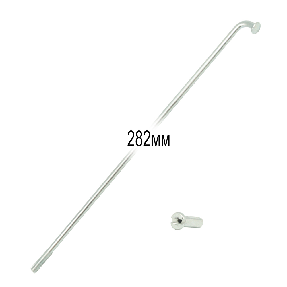 Спицы 282мм с ниппелями 1/2", 144 шт.