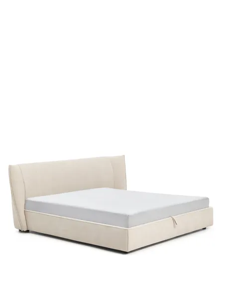 Кровать Arvian 180х200 см с подъемным механизмом, бежевый шенилл