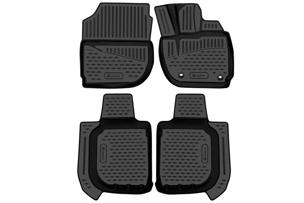Коврики в салон для HONDA Vezel (I) 2013-2021, правый руль, 4шт. (полиуретан) арт.ELEMENT3DA0N100210K