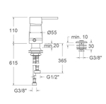 Встраиваемый смеситель для биде DRAKO SA332302