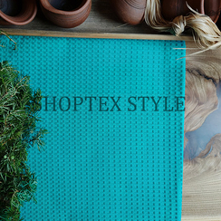 Вафельное полотно гладкокрашеное | ш.150 см | 240 г/м² | хлопок-100%