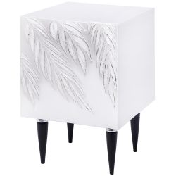 Тумба прикроватная Тропик Классика Айс Найт Сильвер левая