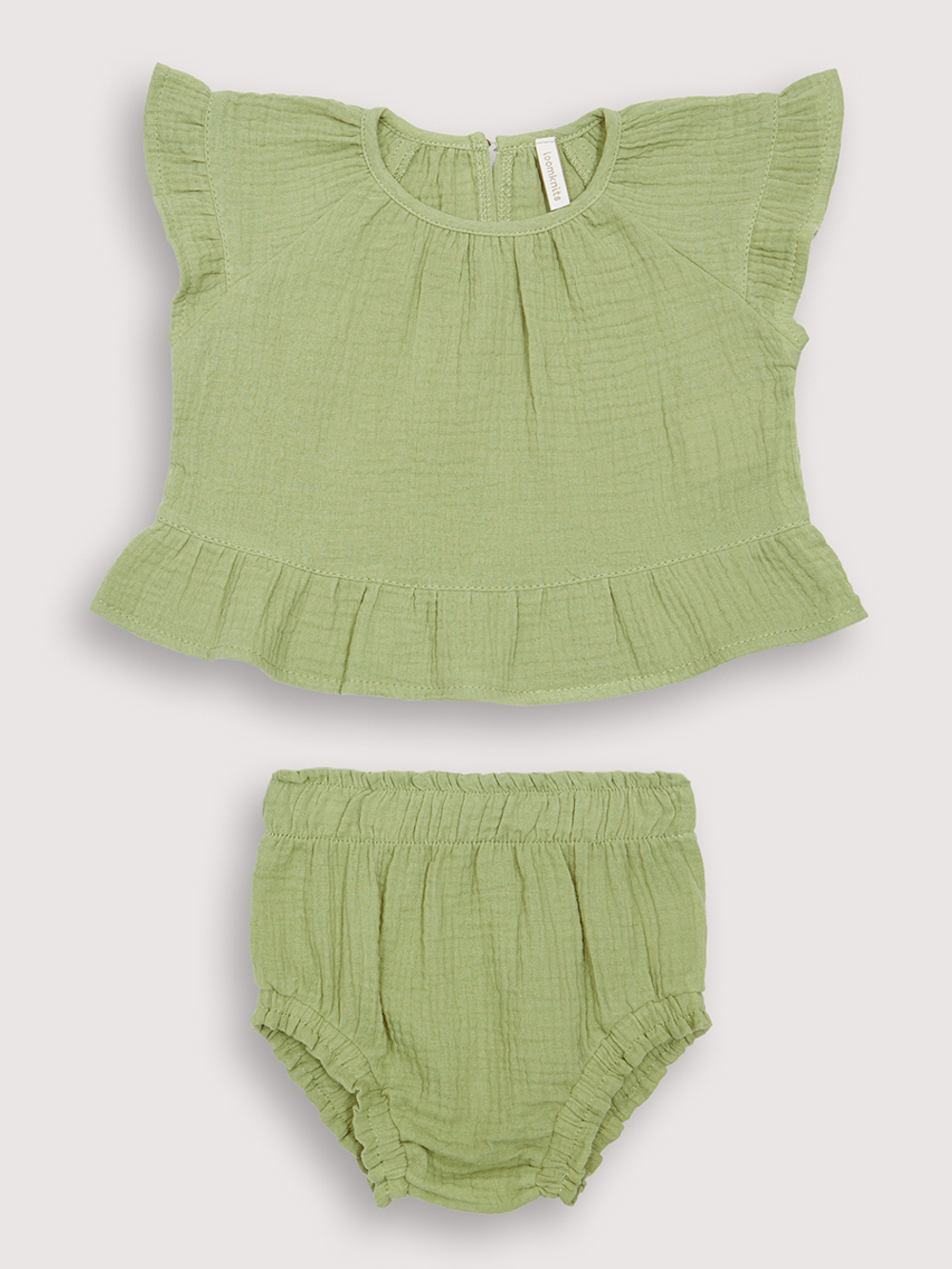 Комплект из платья с блумерами Loomknits Зеленый