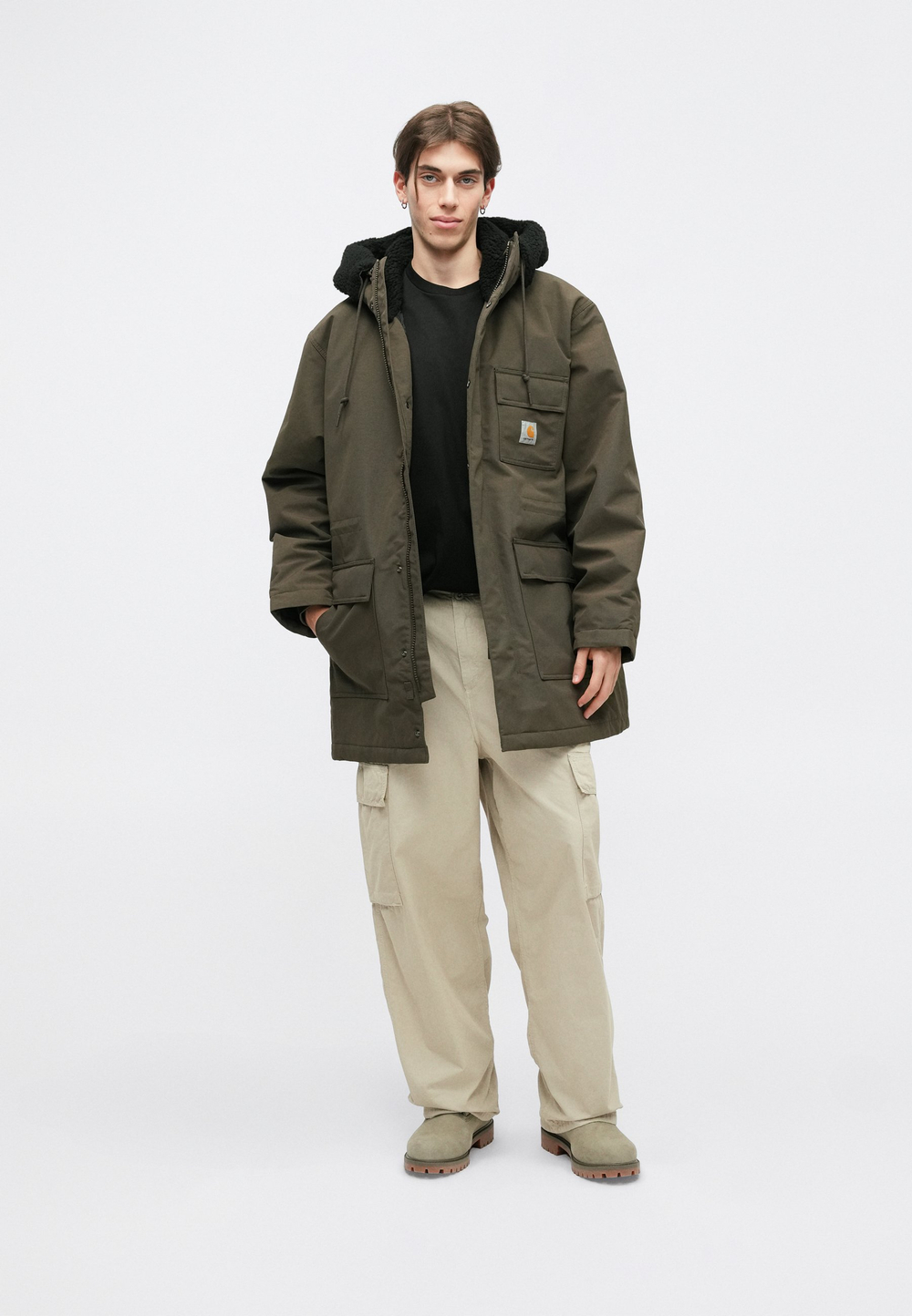 Carhartt WIP SIBERIA - Зимнее пальто - Коричневый
