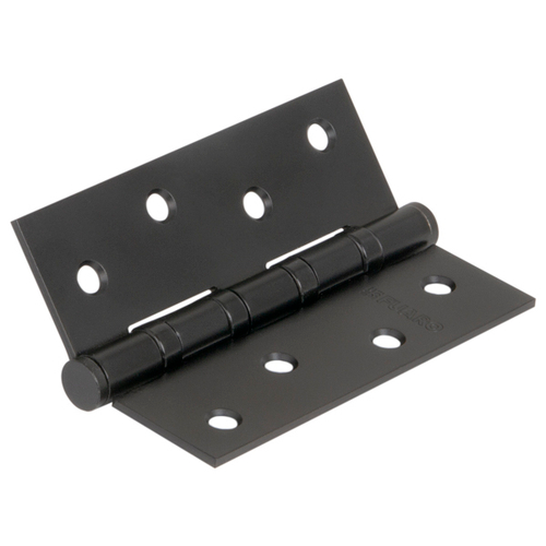 Петля стальная универсальная Фуаро 4BB 100x75x2,5 BL, цвет черный матовый (гарантия - 6 месяцев)