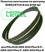 Полотно ленточное по металлу 3150х27х0,9 мм 6/10 tpi для PILOUS ARG 300 Plus