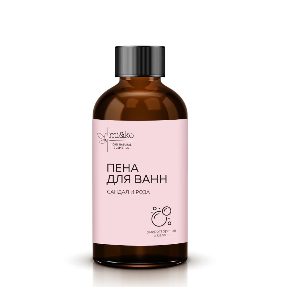 Пена для ванн Сандал и Роза, 200 мл (Mi&Ko)