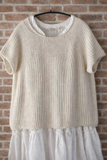 Описание по вязанию топа спицами "Morning Tea"