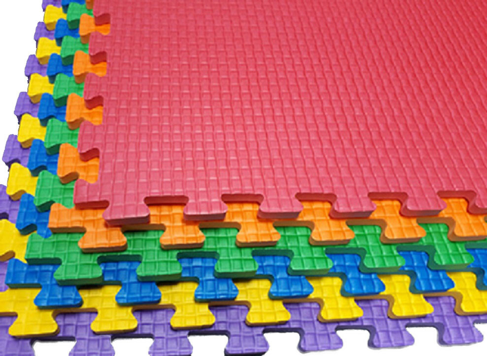 Будо-мат (татами) BABYPUZZ (1 плита 100x100x2,5см, 1кв.м./уп) "Фиолетовый"