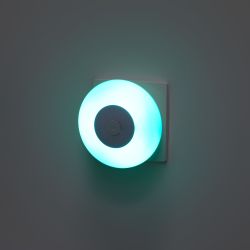 Ночник - светильник светодиодный ЭРА NN-632-SW-W в розетку с выключателем белый | Ночники