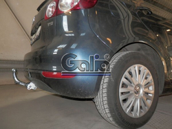 Фаркоп оцинкованный Galia A038A для Audi A3 2003-2008: хетчбек 3 двери, VW Golf V, VI, Plus хетчбек 3/5 дверей 2003-2008, 2008-2013 (2WD только)(паспорт и сертификат в комплекте)(без электрики)
