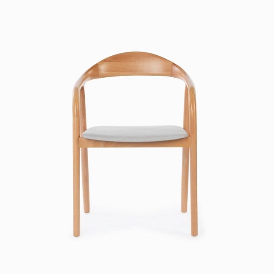 Обеденный стул Canada цвет серый/натуральный