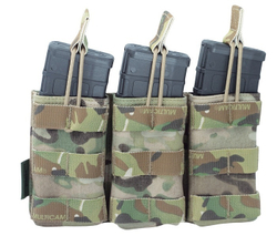 WARRIOR TRIPLE OPEN MAG POUCH MULTICAM