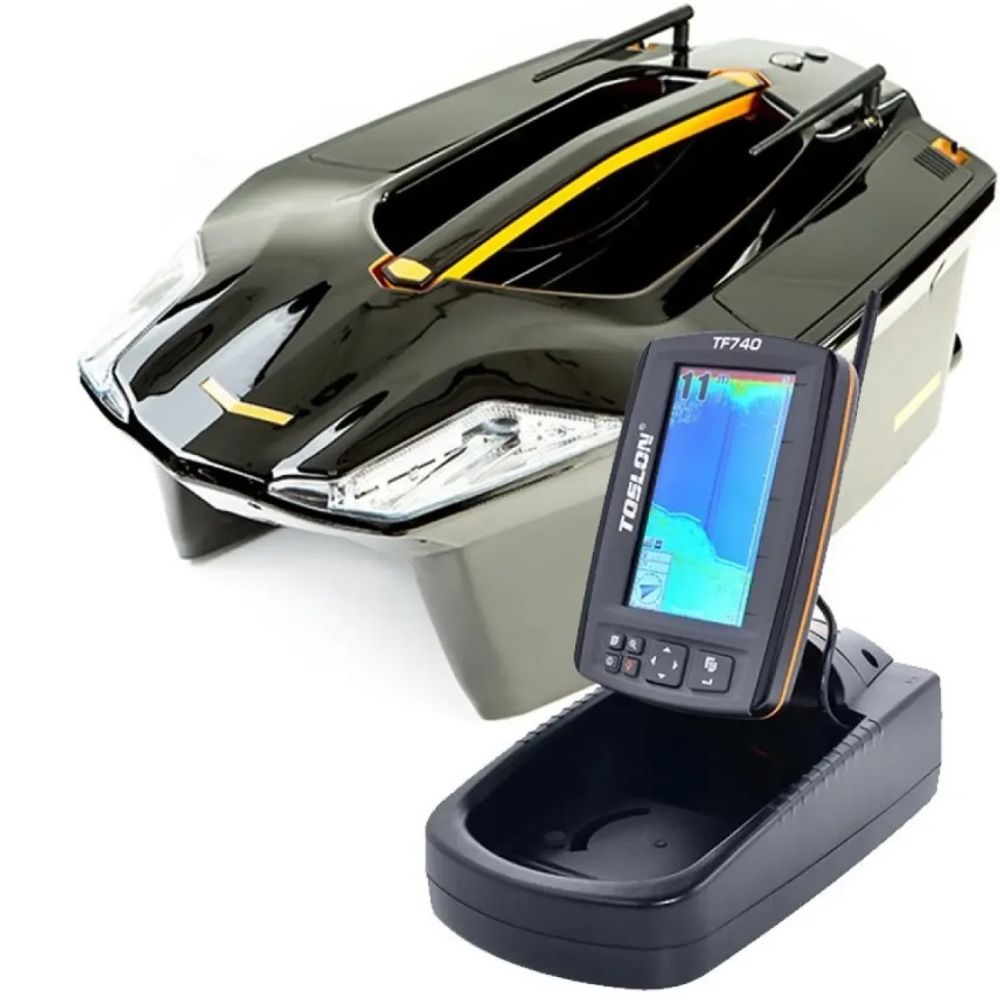 Кораблик Carpboat Toslon Xboat 730 + Эхолот TF740 GPS+Xpilot, КОРАБЛИКИ  ПРИКОРМОЧНЫЕ, купить, каталог, Ростов-на-Дону