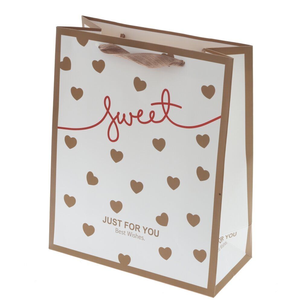 GAEM Пакет подарочный M (бумага 230г/м2, блок микс 12шт), L26 W10 H32 см, 4в.