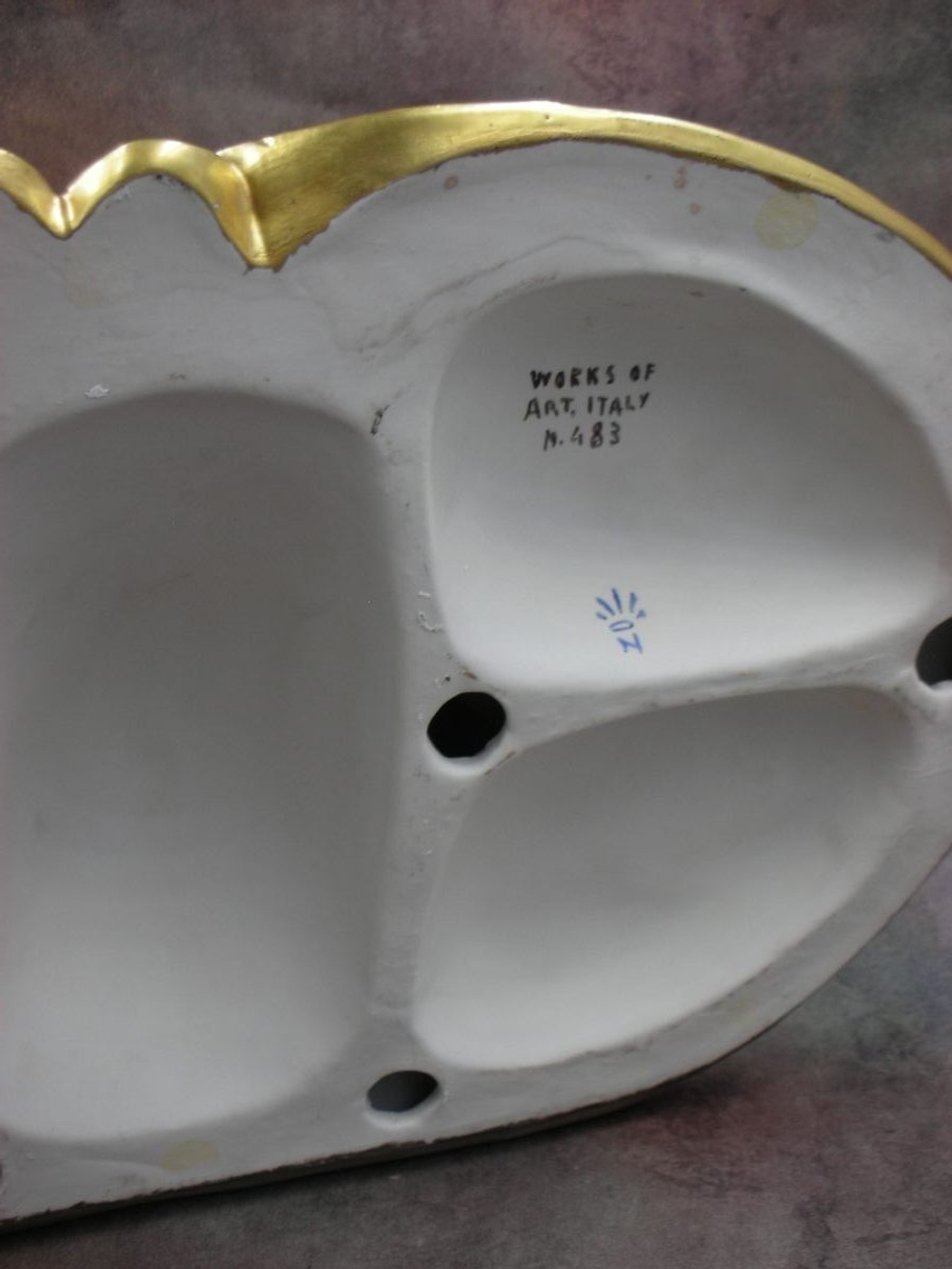 Фарфор. Статуэтка. Картежники, юные шулера. Capodimonte. Италия