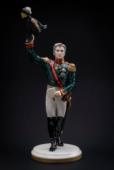 Статуэтка. Фарфор. Солдат. Тормасов Александр Петрович - Русский полководец. Россия