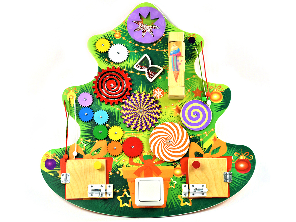 Бизиборд Новогодняя Ёлка