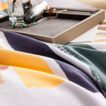 Комплект постельного белья Люкс Сатин 100% хлопок на резинке AR298