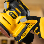 Машина шлифовальная эксцентриковая аккумуляторная CROSH-20-125, Li-Ion, 20 В// Denzel