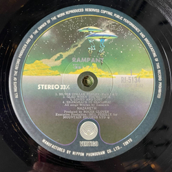 Винтажная виниловая пластинка LP Nazareth Rampant (Japan 1974) (No Obi) Light My Way