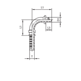 Фитинг DN 10 BEL (Ш) 14 (90)