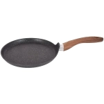 Сковорода блинная 240мм с ручкой, АПлиния «Granit Ultra»( Blue)