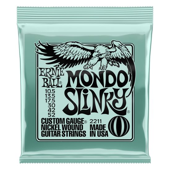 Струны для электрогитары ERNIE BALL 2211 Nickel Wound Slinky Mondo 10.5-52