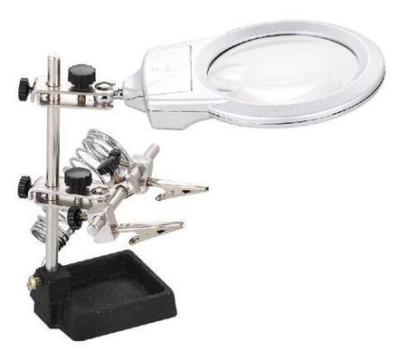 Штатив для пайки с лупой ZD-10M