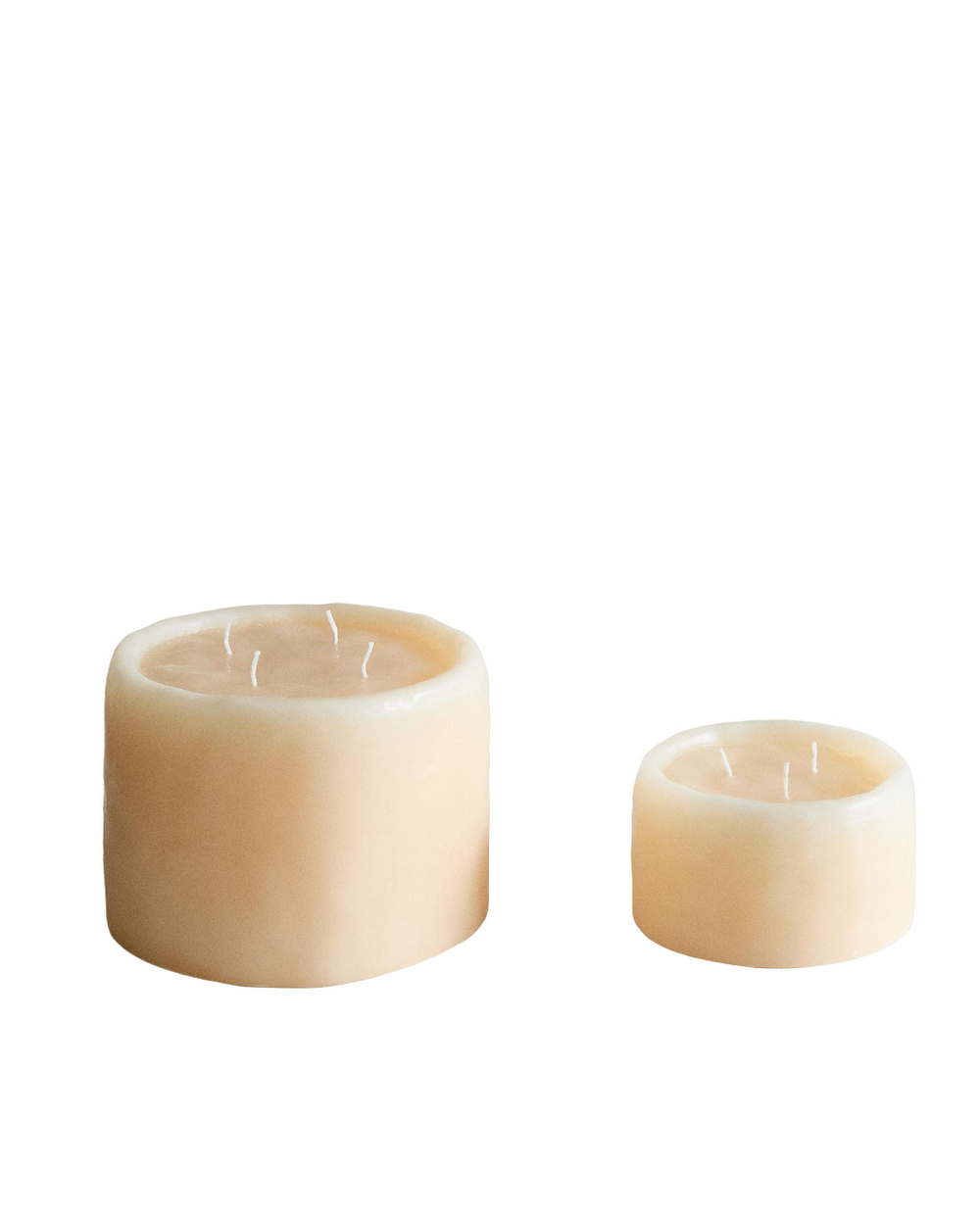 Декоративная свеча Zara Home, 7х14х14 см, бежевый, 3365/065