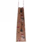 Пакет подарочный «Крафтовый новогодний мир» 40*30*12 см