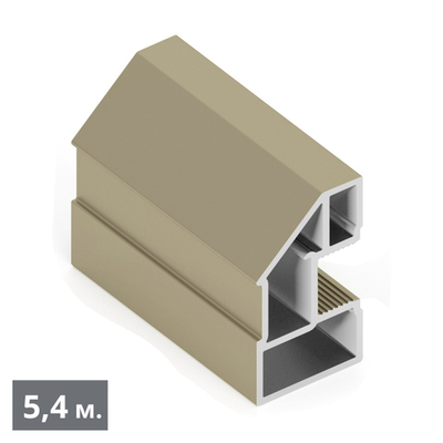 СТАНДАРТ Вертикальный профиль Avers (5,40 м) шампань матовая (AL) (AS0791) Aristo