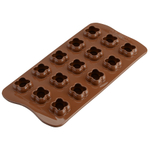 Форма силиконовая для приготовления конфет choco game, 11х24 см