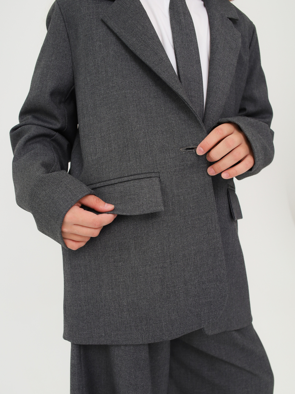 Пиджак классический ГЛ, серый