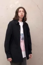 Рубашка VPQ Нейлоновая Черная