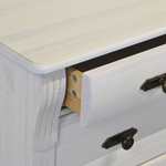 Комод Сюзанна 91х42х85 см, из массива сосны с 4-мя ящиками