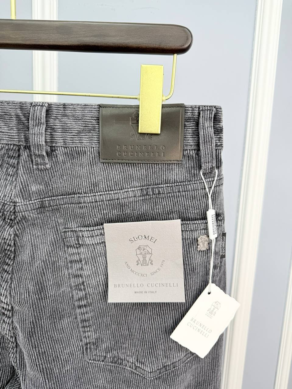 Вельветовые брюки Brunello Cucinelli