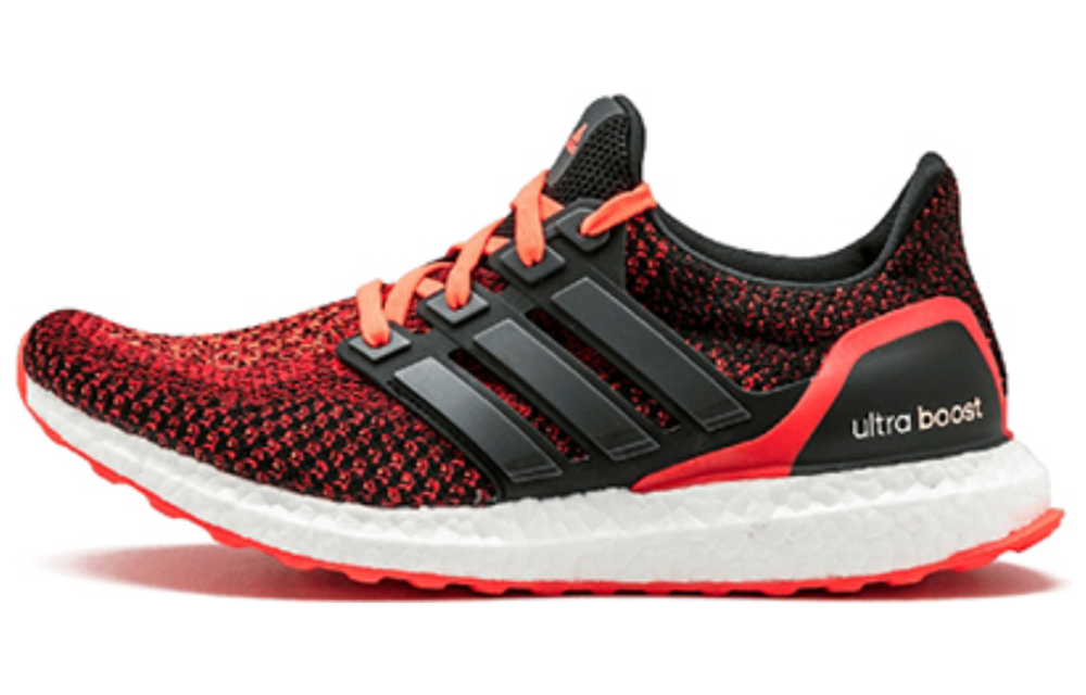 Adidas Ultraboost 1.0 Core Black Solar Red Hyper Sneakers