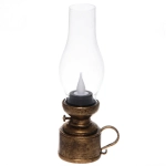 Сувенир с подсветкой «Лампа-Винтаж» 7,3*18,5 см, Бронза