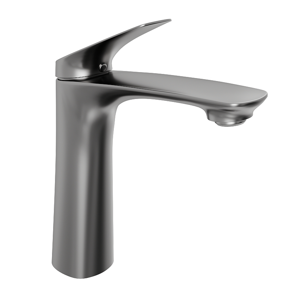 Смеситель для раковины Abelsberg Perfecta INF60101GM цвет Космическая сталь