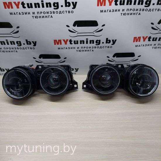 Передние фары BLAKC для BMW 3 E30