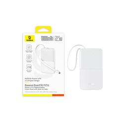 Портативный внешний аккумулятор Baseus EnerFill FC51 10000mAh 22.5W White (E0027601)