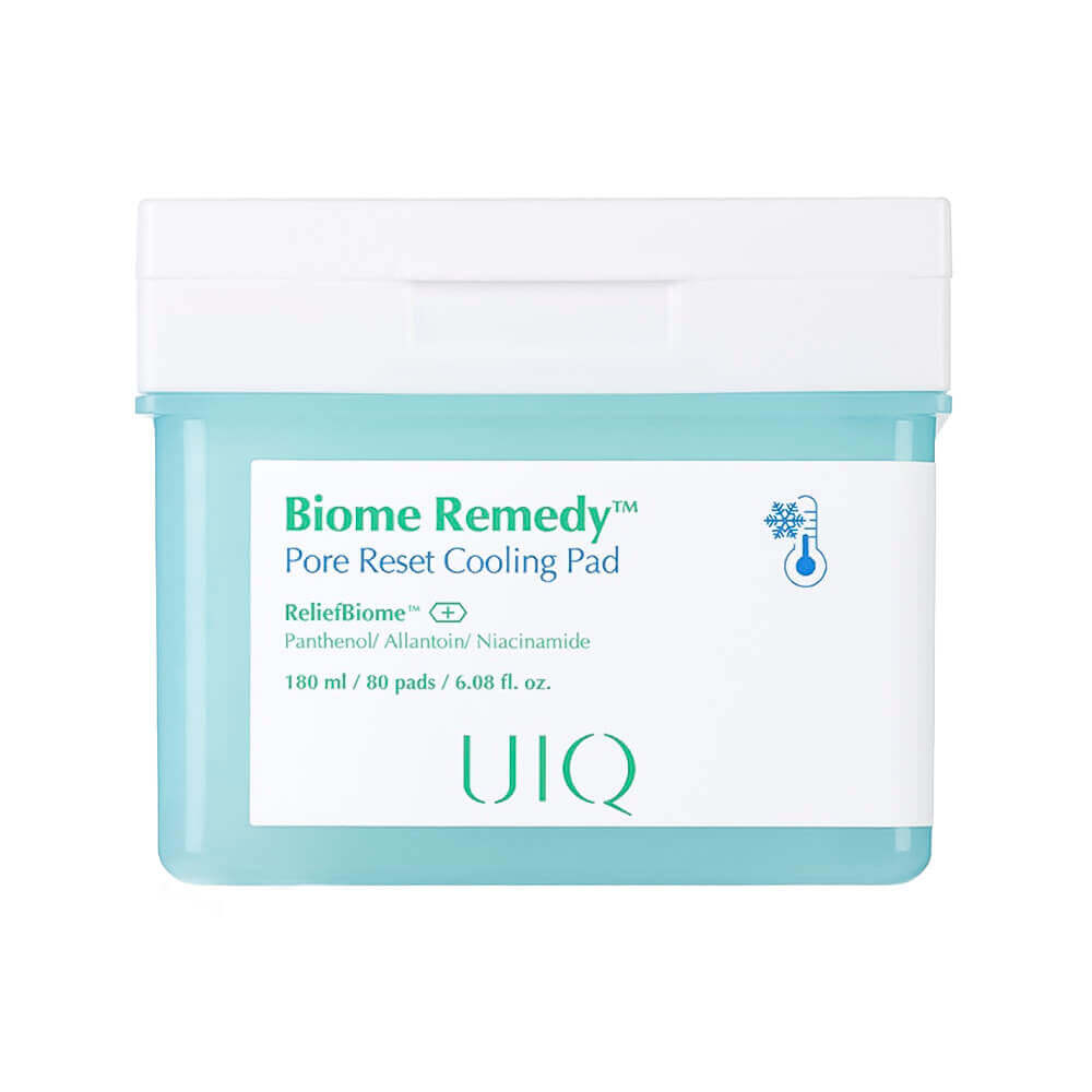 Охлаждающие пэды UIQ Biome Remedy Pore Reset Cooling Pad 80 шт