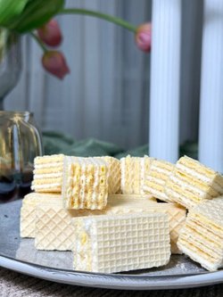 Вафли домашние хрустящие с начинкой цитрусовой 500гр.